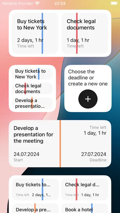 تصاویر Deadline App